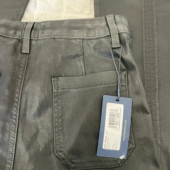 Ramy Brook black coated bootcut flare Matilda jeans - Picture 13 of 14